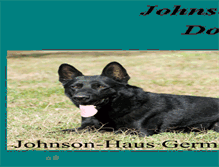 Tablet Screenshot of johnsonhaus.com